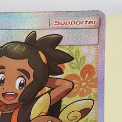 Pokemon Hau Guardians Rising Trainer Full Art Ultra Rare Holo Card 144/145 LP+ - Image 2