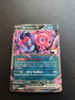 Pokemon TCG - Munkidori ex 037/064 Play Stamped Prize Pack Series 6 - Image 1
