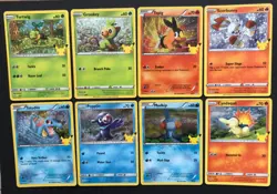 8 X McDonalds HOLO Celebrations 2021 Bundle Pokemon Cards Totodile Cyndaquil - Image 1