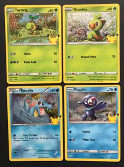 8 X McDonalds HOLO Celebrations 2021 Bundle Pokemon Cards Totodile Cyndaquil - Image 2