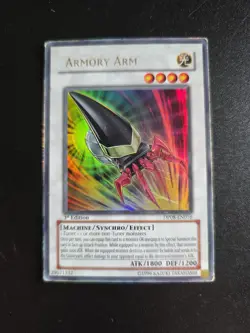Yu-Gi-Oh Card Armory Arm Ultra Rare 1st Edition DP08-EN016 - Image 1