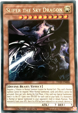 Slifer the Sky Dragon TN19-EN008 Prismatic Secret Rare Limited Edition YuGiOh - Image 1