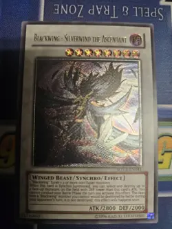 Yu-Gi-Oh Unlimited Blackwing Silverwind The Ascendant SOVR-EN041 Unplayed Gem+++ - Image 2