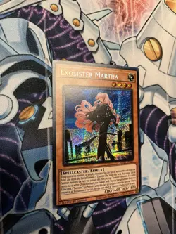 Yugioh! Exosister Martha - MP23-EN127 Prismatic Secret Rare 1st Edition NM - Image 1