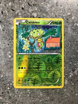 Pokemon TCG Cards Carnivine 5/108 Dark Explorers Reverse Holo Rare NM - Image 1