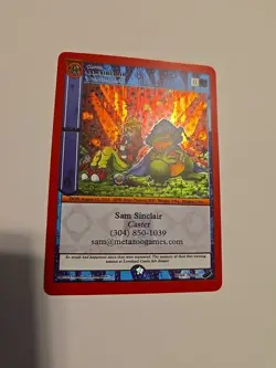 Sam Sinclair Holo Promo Frogman Collect A Con DENVER Rare METAZOO Card! NM - Image 1