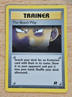 The Boss's Way 73/82 Team Rocket Pokemon Card EXC - Image 1