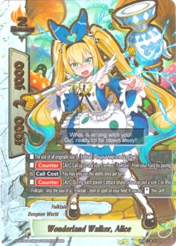 Future Card Buddyfight Wonderland Walker, Alice S-BT02A-UB04/0002EN RRR - Image 1