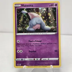 Hatenna - SWSH040 Sword & Shield Black Star Promo Card - NM - POKEMON - Image 1