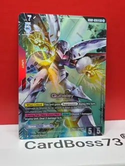 🔥 FRESH PULL Qubeley (LR+)Gundam Card Game . Dual Impact LR+ GD02-036 - Image 2