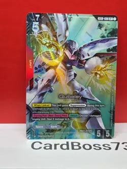 🔥 FRESH PULL Qubeley (LR+)Gundam Card Game . Dual Impact LR+ GD02-036 - Image 3