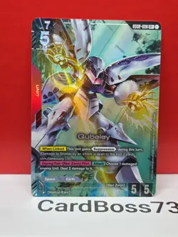 🔥 FRESH PULL Qubeley (LR+)Gundam Card Game . Dual Impact LR+ GD02-036 - Image 4