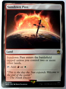 MTG: Doctor Who - Sundown Pass - Rare - 0310 NM - Image 1