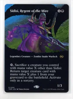 MtG TDM Sidisi, Regent of the Mire #341 Borderless Non-Foil - Image 1