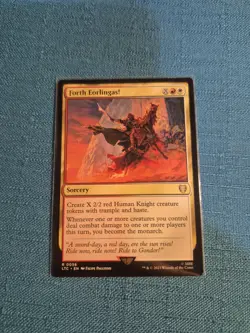 MTG LOTR Forth Eorlingas COMMANDER #056 Lord of the Rings Magic the Gathering - Image 1