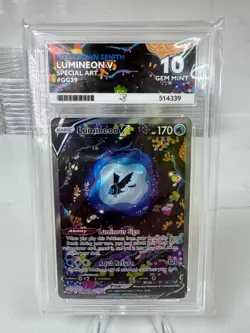 Pokemon TCG: Lumineon V GG39/GG70 Crown Zenith Special Art Graded ACE 10 - Image 1
