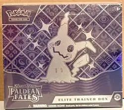 Pokemon TCG Scarlet & Violet Paldean Fates ETB Elite Trainer Box NEW Sealed - Image 1