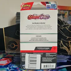 Pokemon tcg sealed blister pack Scarlet and Violet premium checklane Machamp NEW - Image 2