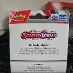Pokemon tcg sealed blister pack Scarlet and Violet premium checklane Machamp NEW - Image 3