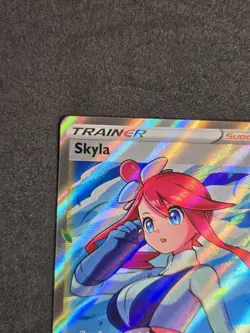 Pokemon TCG Skyla Trainer Shining Fates Ultra Rare Full Art 72 - Image 5