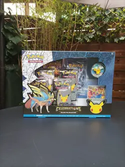 Pokemon Celebrations Deluxe Pin Collection - Zacian X (Coffret Anglais) - 25e An - Image 1