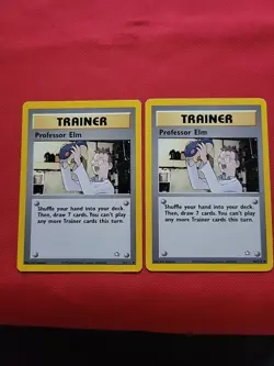 Pokemon: Professor Elm #96/111 Neo Genesis 2000 Vintage Non-holo - LP - T125 - Image 1