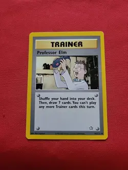 Pokemon: Professor Elm #96/111 Neo Genesis 2000 Vintage Non-holo - LP - T125 - Image 3