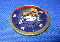 Pokemon 1999 Battling Coin - #99 Kingler - Hasbro - Image 1