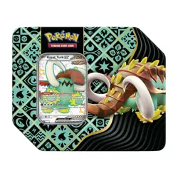 Pokemon TCG: Paldean Fates 5 Pack Booster Tin - Great Tusk/Iron Treads/Charizard - Image 3
