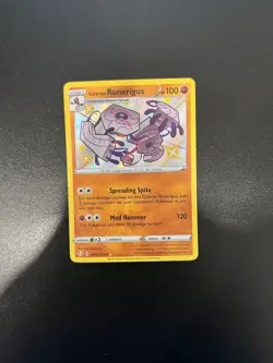 Pokemon TCG Shining Fates Shiny Vault Galarian Runerigus Holo SV066/SV122 LP| US - Image 1