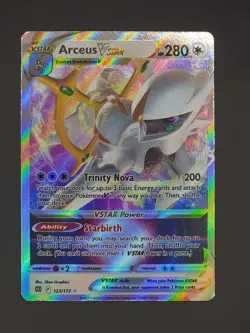 Pokemon TCG Arceus VSTAR 123/172 Ultra Rare Holo Brilliant Stars - Image 1