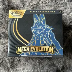 Pokemon TCG Mega Evolution Lucario Elite Trainer Box ETB - Brand New/Slight Tear - Image 1