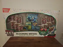 Pokemon 151 Blooming Waters Premium 12 Packs, Venusaur ex & Blastoise ex Sealed - Image 1