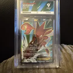 2016 Pokemon XY Breakpoint Scizor EX 119/122 Full Art Ultra Rare Ace 9 - Image 1