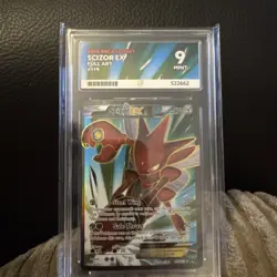 2016 Pokemon XY Breakpoint Scizor EX 119/122 Full Art Ultra Rare Ace 9 - Image 5