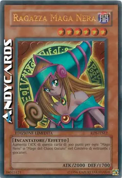 RAGAZZA MAGA NERA • (Dark Magician Girl) Ultra R RDS ITSE2 • excellent • Yugioh! - Image 1