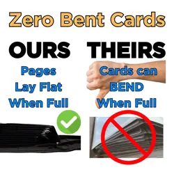 Premium Top Loader Binder for 216 Cards - Non-Tenting 9 Pocket Double Sided D... - Image 2