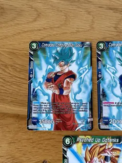 Dragon Ball Super Cards Comrades Combined Goku Vegeta Vegito Gotenks Trunks - Image 2