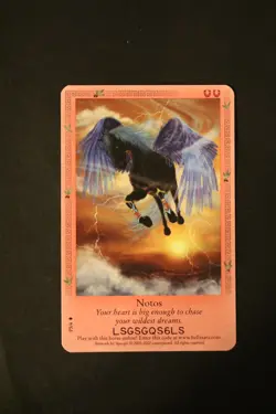 Bella Sara Trading Card - Ancient Lights - Promo P3/4 Notos - Image 1