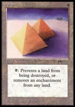 MTG English Pyramids Light Play Normal Arabian Nights - Image 1