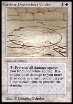 MTG English Circle of Protection: White Light Play Normal Alpha - Image 1