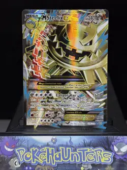 Pokemon Card M Steelix Ex 109/114 Ultra Rare Steam Siege Full Art Near Mint - Image 1
