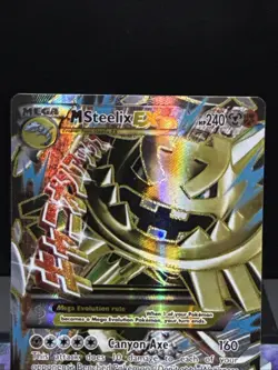 Pokemon Card M Steelix Ex 109/114 Ultra Rare Steam Siege Full Art Near Mint - Image 2