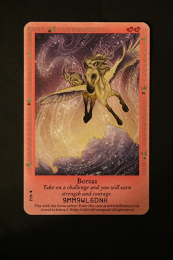 Bella Sara Trading Card - Mythology - Promo P1/8 Boreas - Image 1