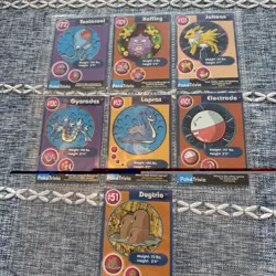 Pokemon Burger King 1999 Perforated Card Lot - 7Cards **HP - Image 1