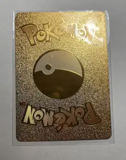Mew Ex Gold Foil Pokemon Card Fan Art Display Card - Image 3
