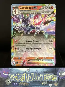 Pokemon Card Ceruledge EX 036/191 Surging Sparks Double Rare Near Mint - Image 1