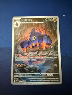 Pokemon TCG Boldore 128/086 2025 White Flare Illustration Rare Card - NM - Image 1