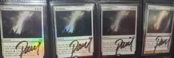 MTG 4 X FOIL TERMINUS SHADOW SIGNED BY ARTIST - Image 1