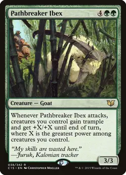 Pathbreaker Ibex - 038 - NM - Commander 2015 (C15) - MTG - Image 1